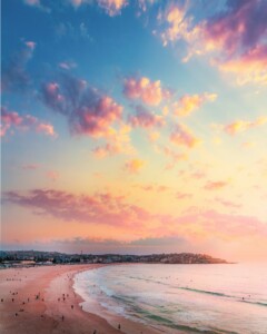 VISIT BONDI BEACH TO SEE THE FAMOUS WIDE SAND